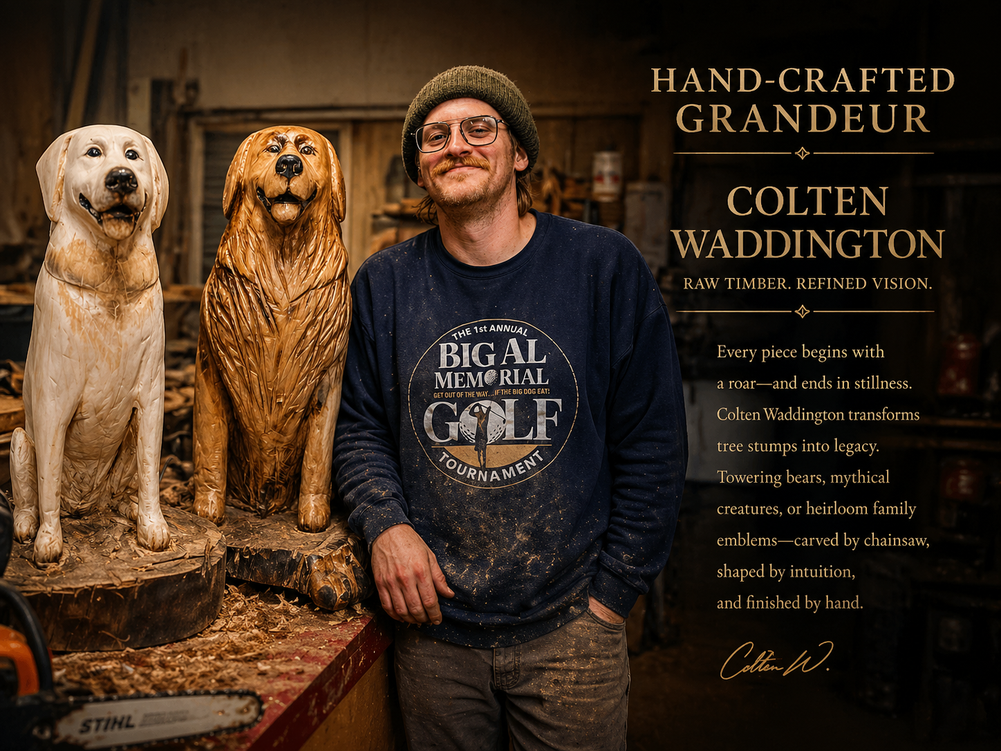 Hand-Crafted Grandeur by Colten Waddington